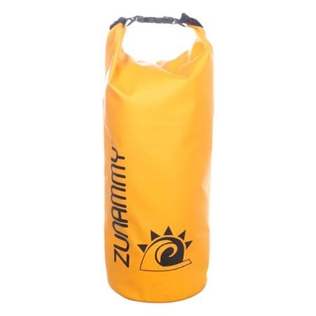 Zunammy Zunammy ZWB2000OR-10LT 10 Liters Waterproof Roll Top Dry Bag; Floating Duffle Dry Gear Bag with Adjustable Shoulder Straps - Orange ZWB2000OR-10LT